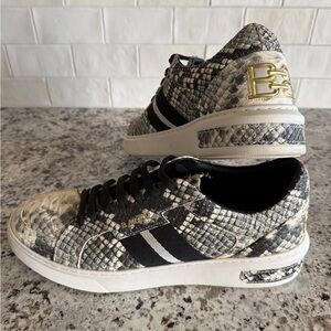 Bally Lift Collection Snakeskin Athletic Shoes
